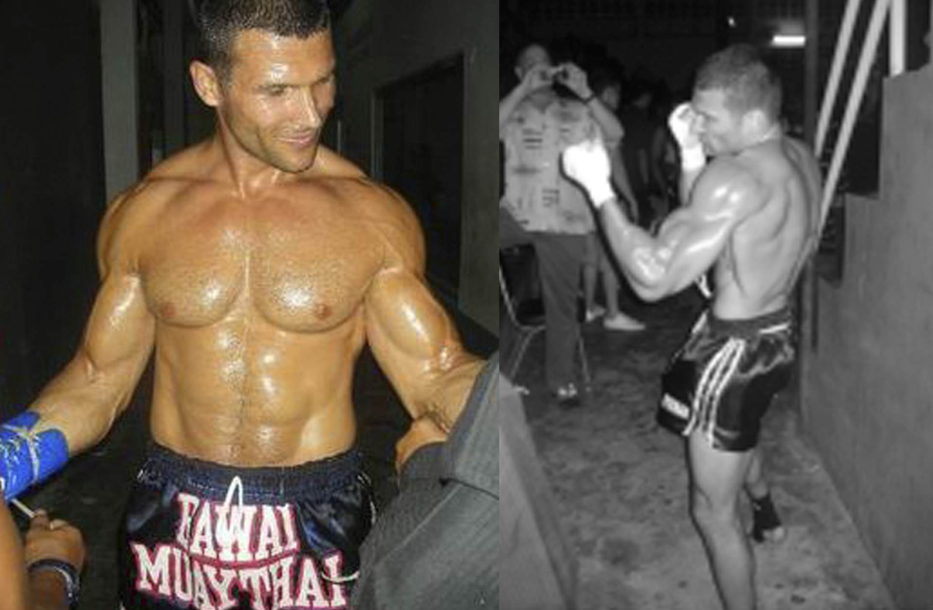 Euforia victoriei dupa primul meci profesionist de Muay Thai si incalzire inaintea meciului de titlu ( la varsta de 34 ani )